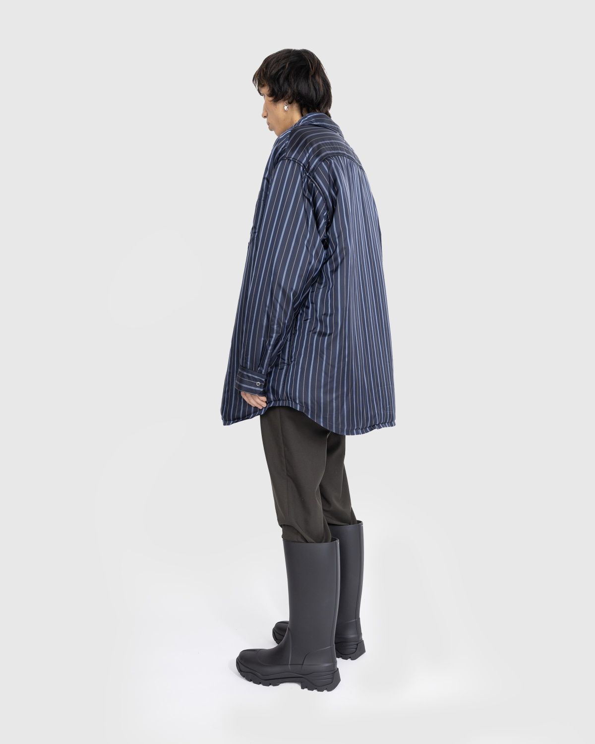 Maison Margiela – Padded Stripe Shirt Navy